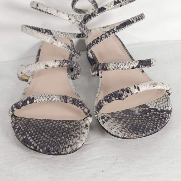 Avec Les Filles Women's Caila US 8M Animal Print Wrap Strap Gladiator Sandal - Picture 4 of 12